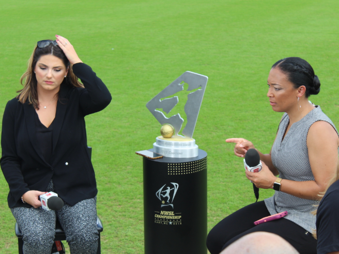 The North Carolina Courage and the Chicago Red Stars — the two best teams in the world