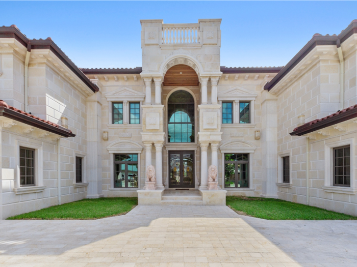 The Golden Palace is one of many extravagant mansions in the Fort Lauderdale area.