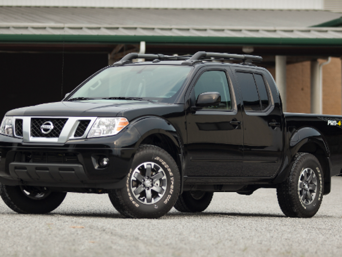 9. Nissan Frontier: 39.5% depreciation. Difference: $11,853 difference.