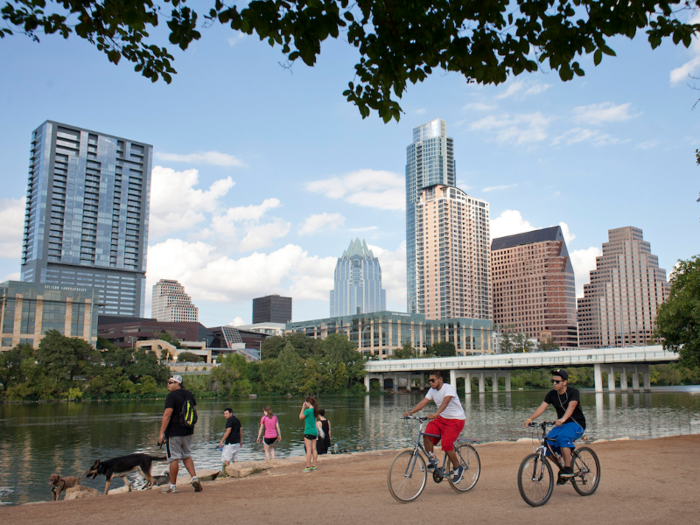 9. Austin is gaining a reputation as a tech hub, and projects based in the city raised $58 million.