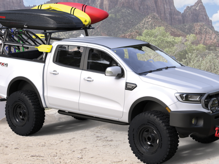 Ford partnered with Yakima to create the Yakima Ford Ranger, an all-sports vehicle.