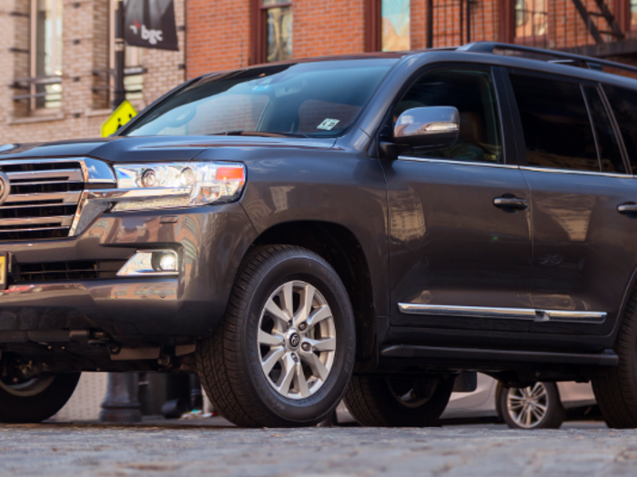 9. Toyota Land Cruiser: 48.6% depreciation. Difference: $41,151.