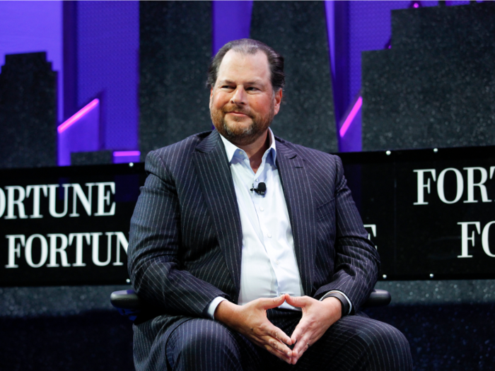 Salesforce co-CEO Marc Benioff proposed a wealth tax in an October New York Times essay.