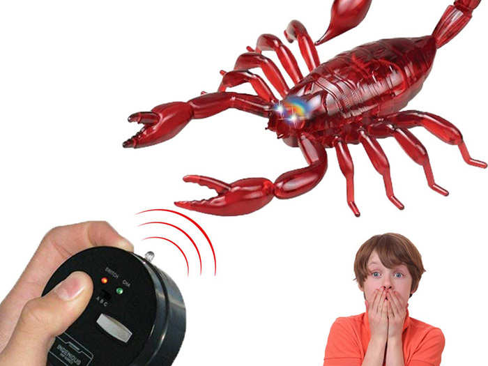 A remote-controlled scorpion (be sure to pre-open and gift-wrap this one)