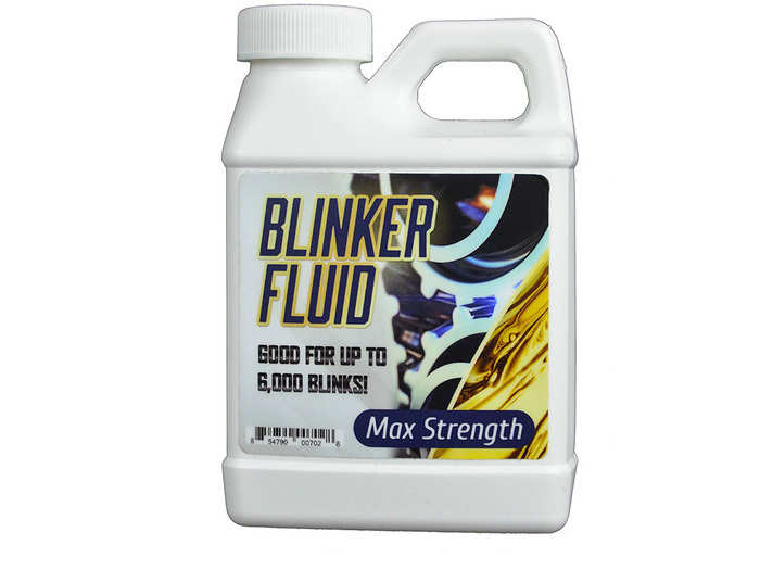 Blinker fluid, for the uninclined