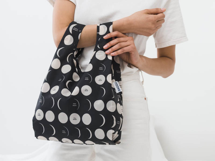 A cute reusable tote that can fit tons of stuff