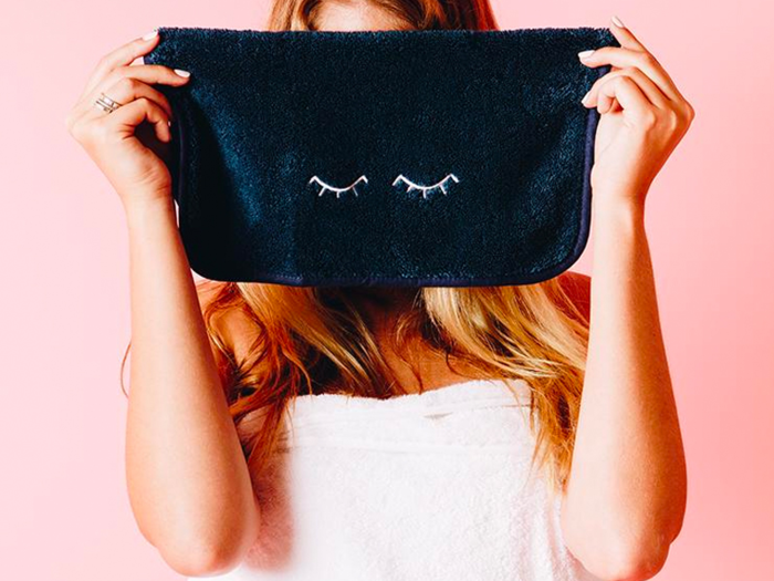 Makeup towels that make washing their face less of a chore