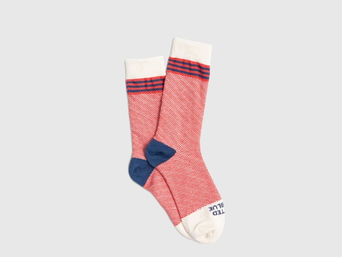 A soft pair of socks made from sustainable fabric