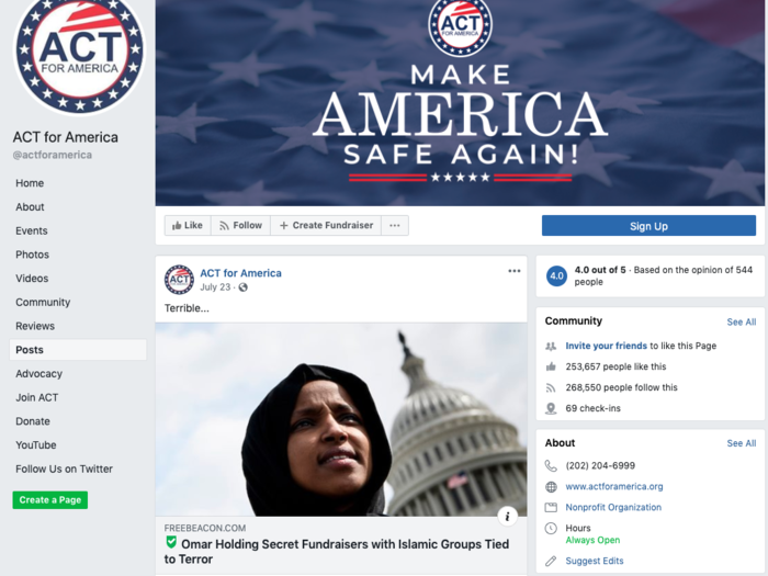 5. "Ilhan Omar Holding Secret Fundraisers With Islamic Groups Tied to Terror"