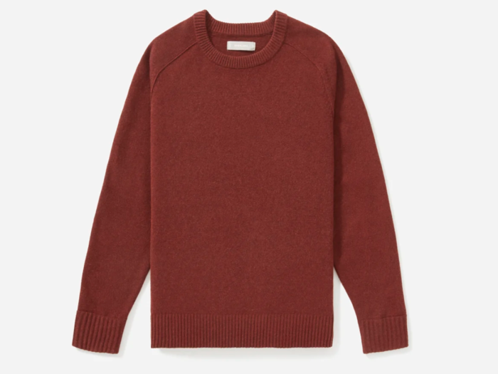 A soft cashmere sweater that boasts a smaller carbon footprint