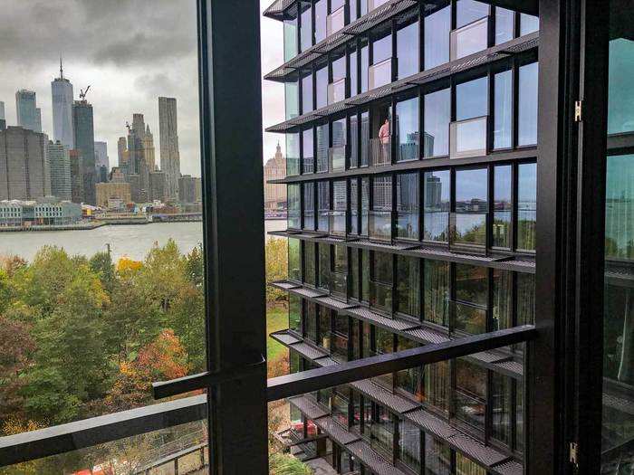 Hotel review: I spent a night at 1 Hotel Brooklyn Bridge and loved the waterfront location, city views, and how my room embraced nature