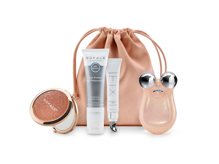 A facial toning set for a more lifted look