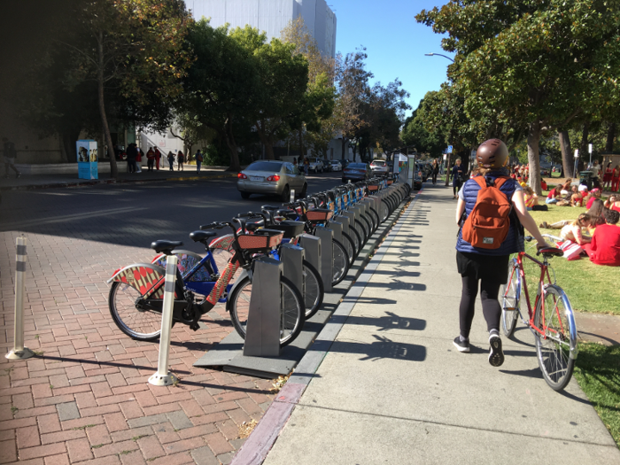 For $150 a year, I get unlimited rides with our local bike-sharing program.