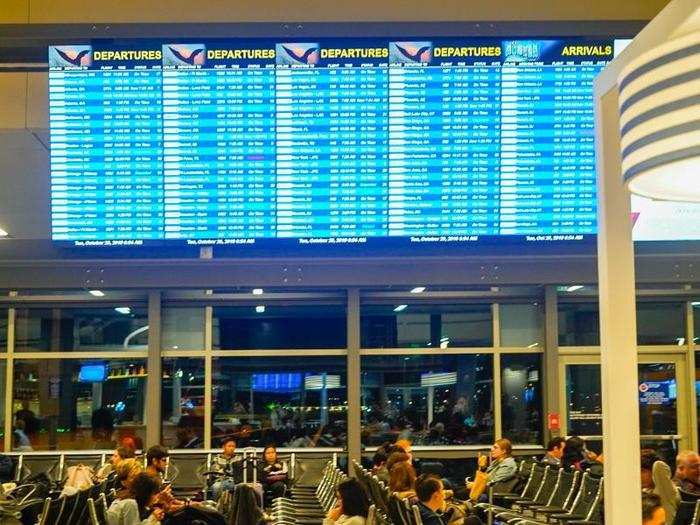 ... there were still plenty of empty seats at my gate for my American Airlines gate as well.