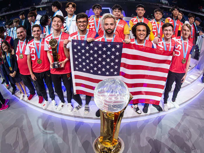 In the grand finals of the Overwatch World Cup, the United States team defeated China to earn its first world championship.