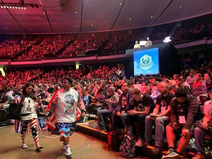 Esports events for Blizzard games were packed with hundreds of fans. Blizzard said people from 59 different countries were in attendance during the weekend.