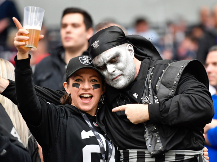 17. Oakland Raiders