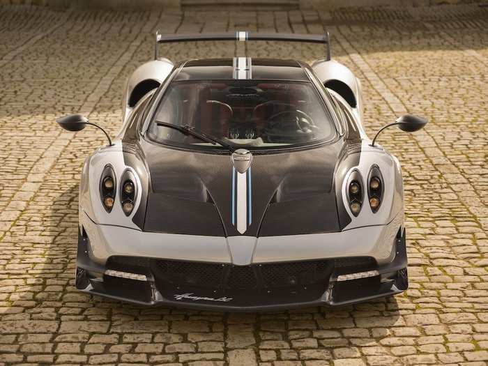 Back in outer space, say hello to the $2-million-plus Pagani Huayra.