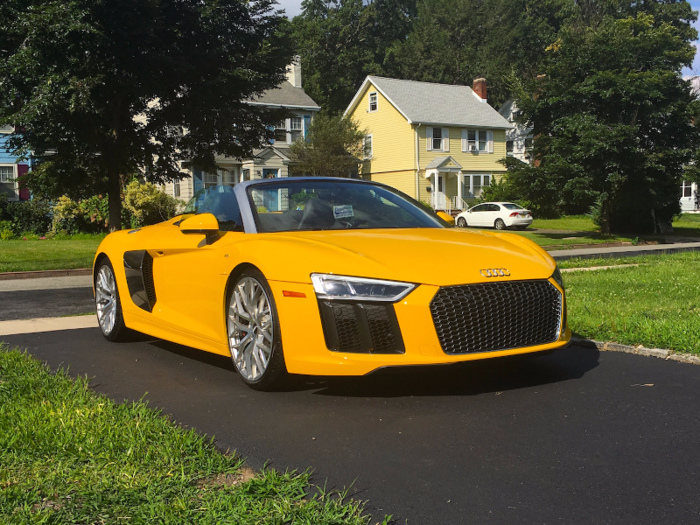 And for sure, for sure, Audi offers the R8 as a spyder.