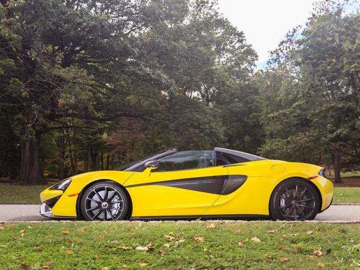 The 570S Spyder we sampled was $250,000.