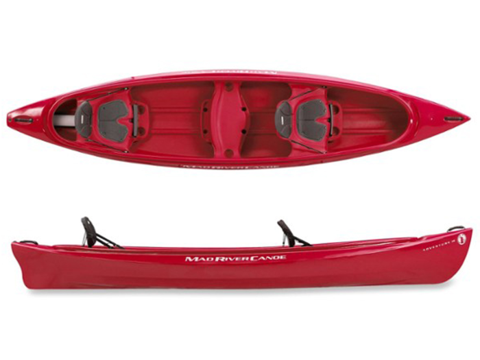 An adventure canoe for two