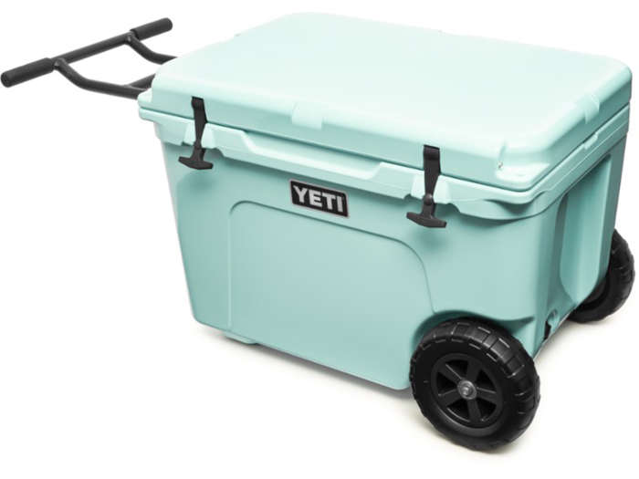 A rugged wheeled cooler that won