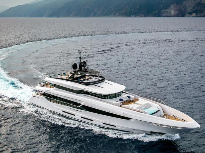 Last year, "best in show" at the Fort Lauderdale International Boat Show went to the 135-foot Mangusta Oceano Namaste.