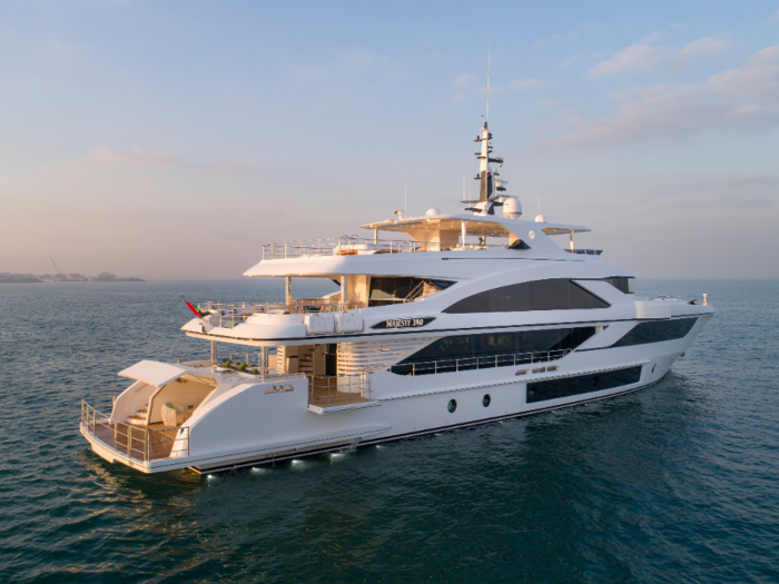 The superyacht sold for around $20 million on the last day of the boat show.