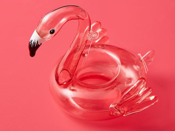 Flamingo Pool Float Ornament