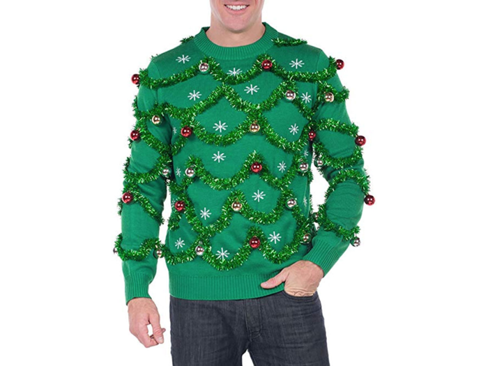 A contest-winning Christmas sweater