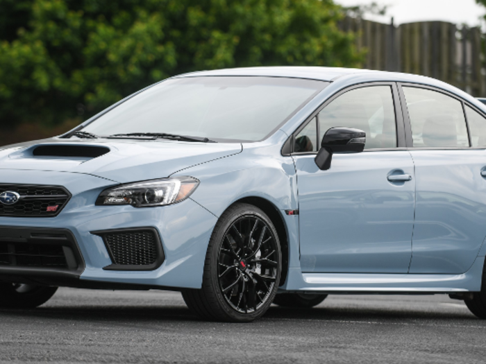 3. Subaru Impreza WRX: 40.0%. Difference: $13,659.