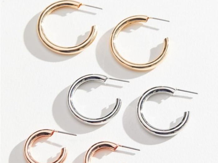 A hoop earring set for any occasion
