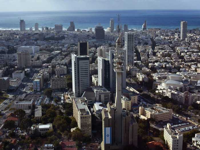 5. Tel Aviv-Jaffa, Israel, had a population of 4,097,000, which was 48.1% of the country