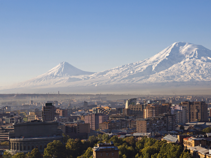 11. Yerevan, Armenia, had a population of 1,083,000, which was 36.6% of the country