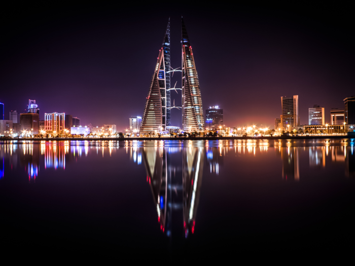 12. Manama, Bahrain, had a population of 600,000, which was 36.6% of the country