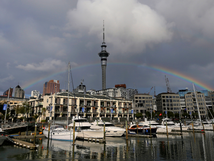 18. Auckland, New Zealand, had a population of 1,582,000, which was 33.1% of the country