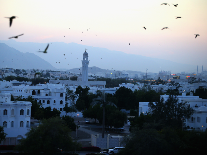 21. Muscat, Oman, had a population of 1,502,000, which was 30.2% of the country