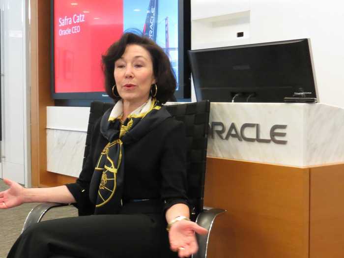 Oracle co-CEO Safra Catz is one of only a few people to become a billionaire from a company she did not found.