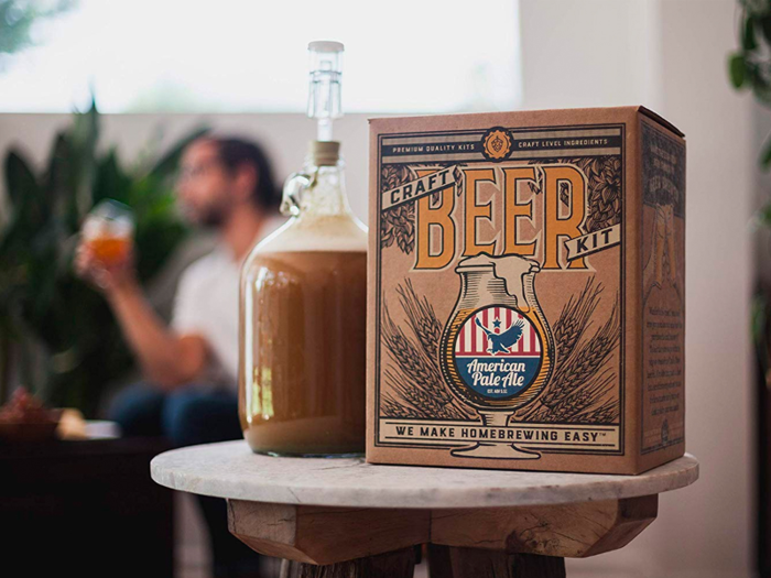 A beer-brewing kit he can use to make his own beer