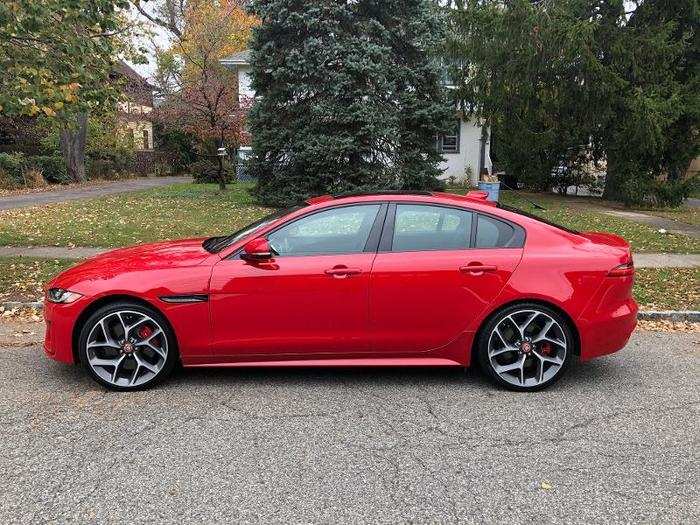 From front to back, this Jag is an elegant, powerful-looking cat. Callum