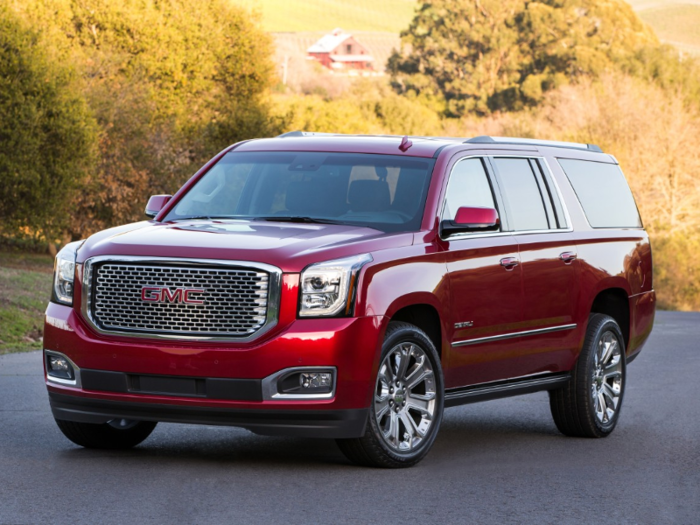 4. GMC Yukon XL: 64.4% depreciation with a difference of $43,945.