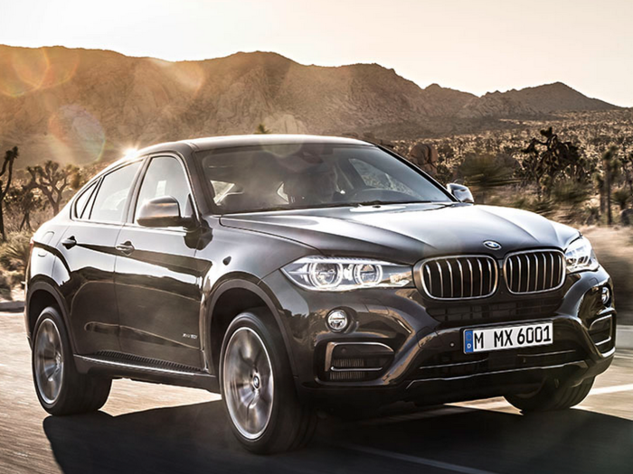 6. BMW X6: 63.8% depreciation with a difference of $50,371.