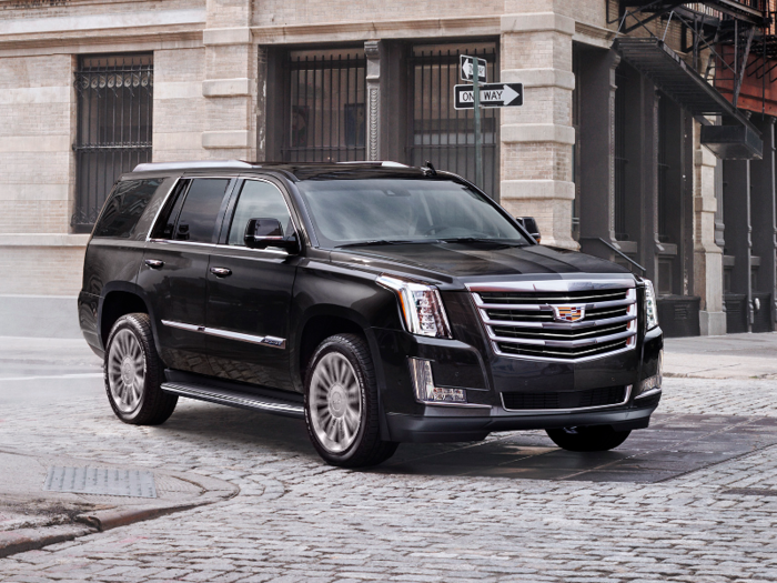 7. Cadillac Escalade ESV: 63.6% depreciation with a difference of $53,992.