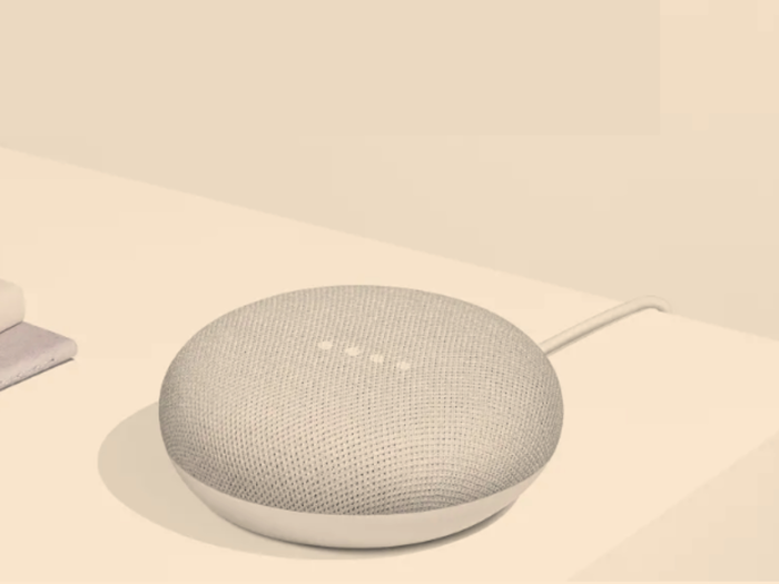 A Google Home Mini