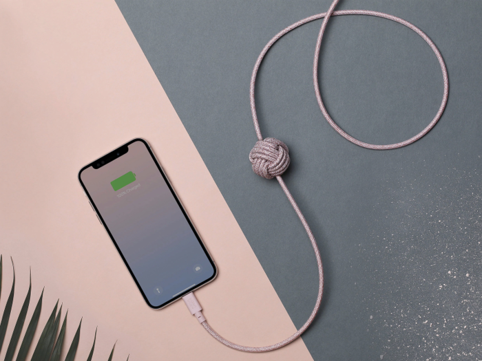 A durable, weighted iPhone charging cable