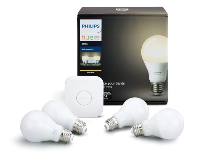 A Philips Hut smart lighting starter kit