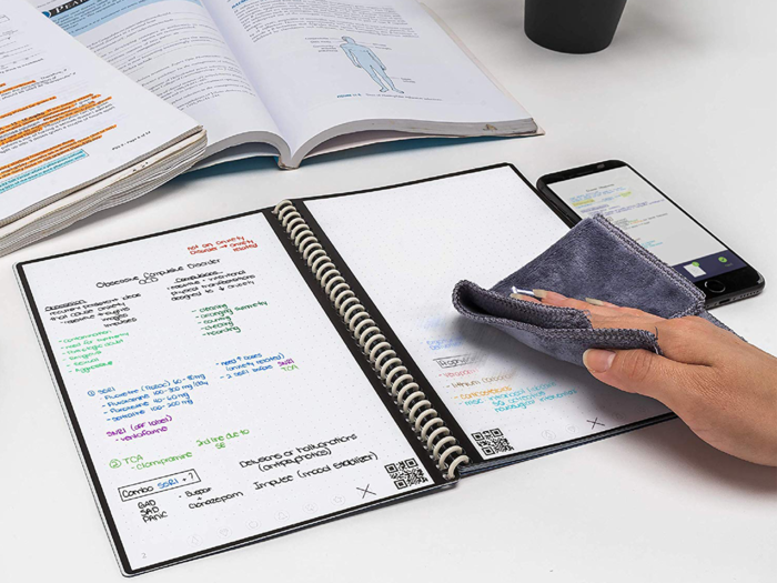 A notebook that sends their notes to the cloud