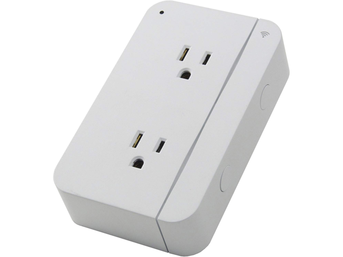 A smart outlet plug with voice control