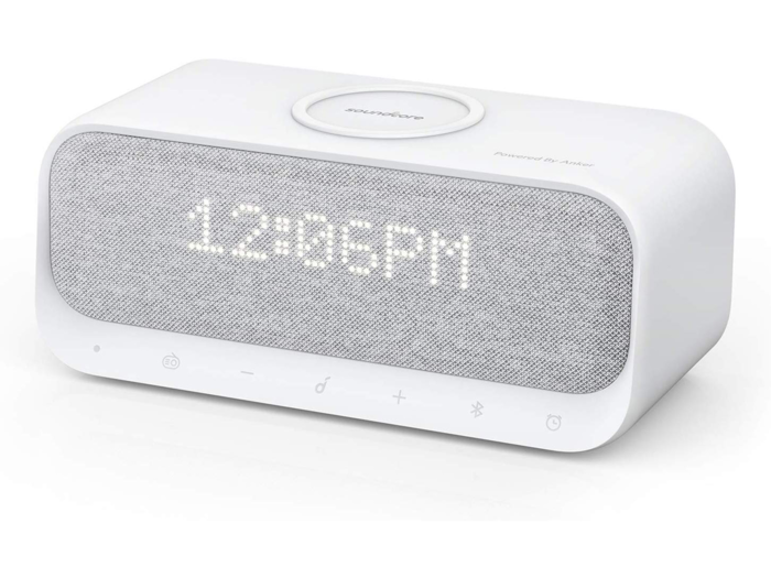 An alarm clock that doubles as a Bluetooth speaker