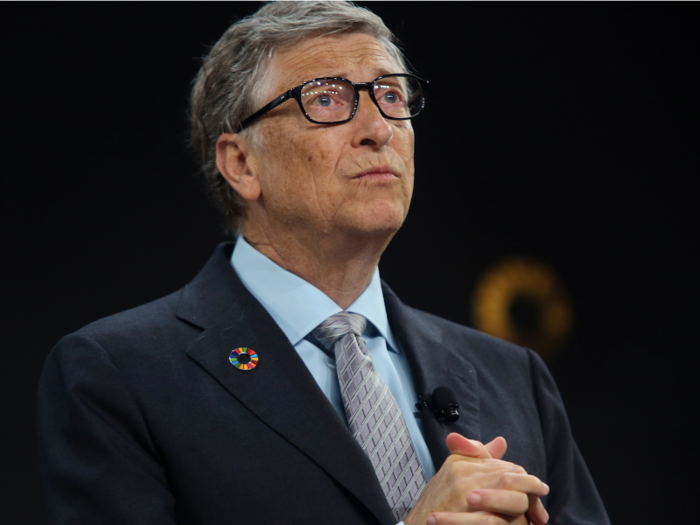 Microsoft founder Bill Gates. Actual 2018 net worth: $97 billion.